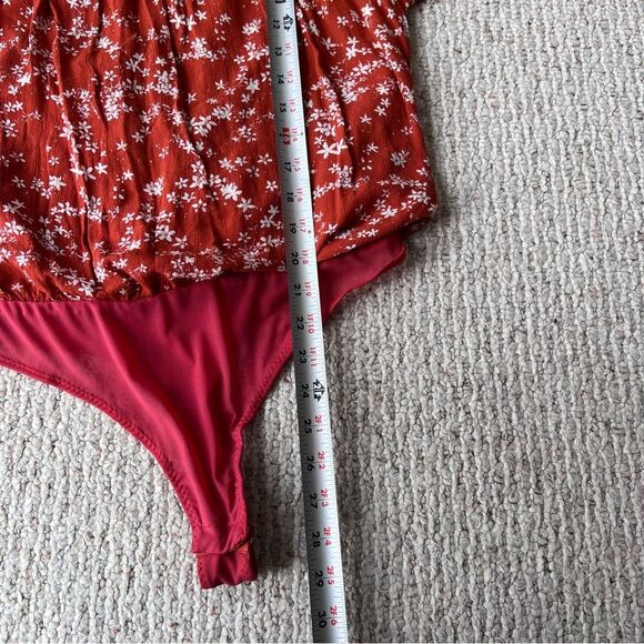 Free People Dessa Bodysuit Rust Combo - Picture 7 of 16
